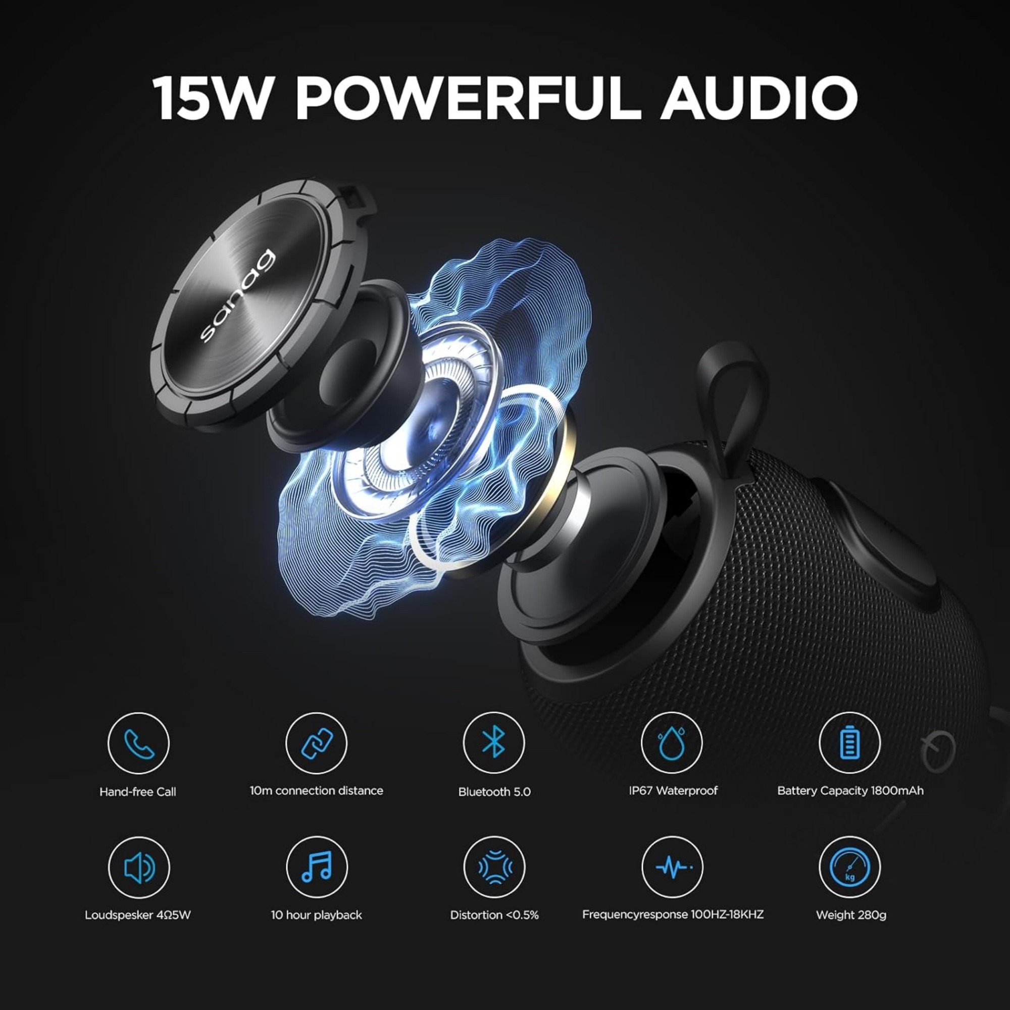 Bluetooth Wireless Mini Speaker 4