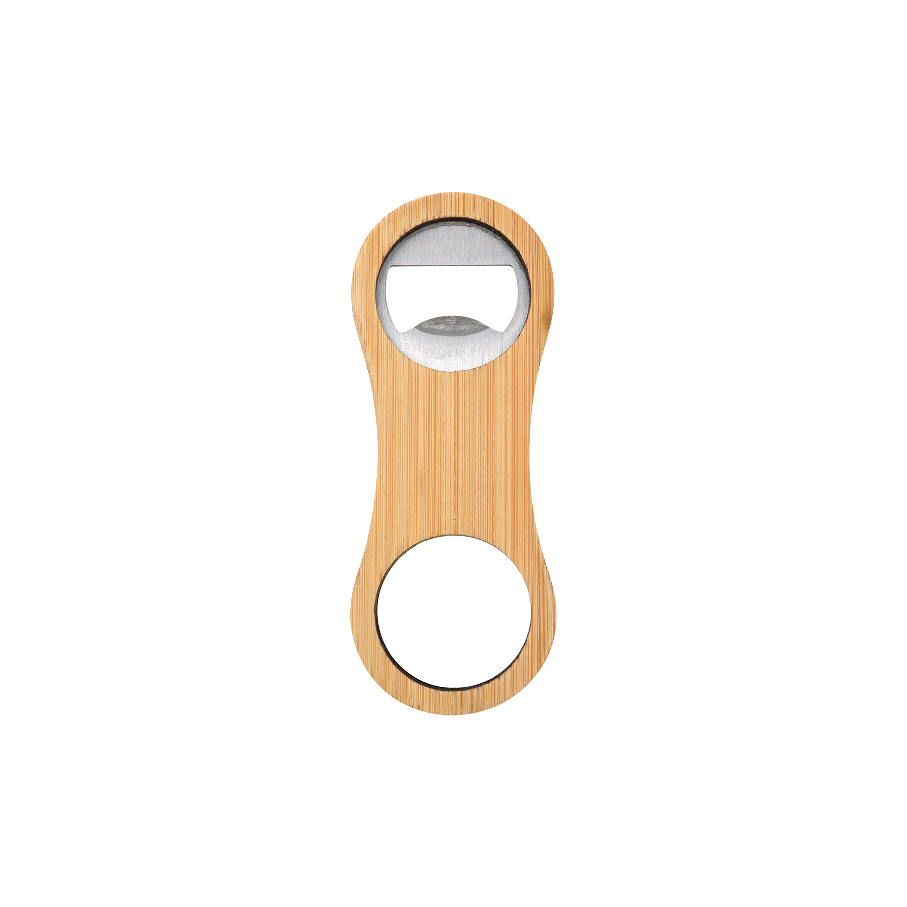 420 Stainless Steel Wooden Handle Bottle Opener 1