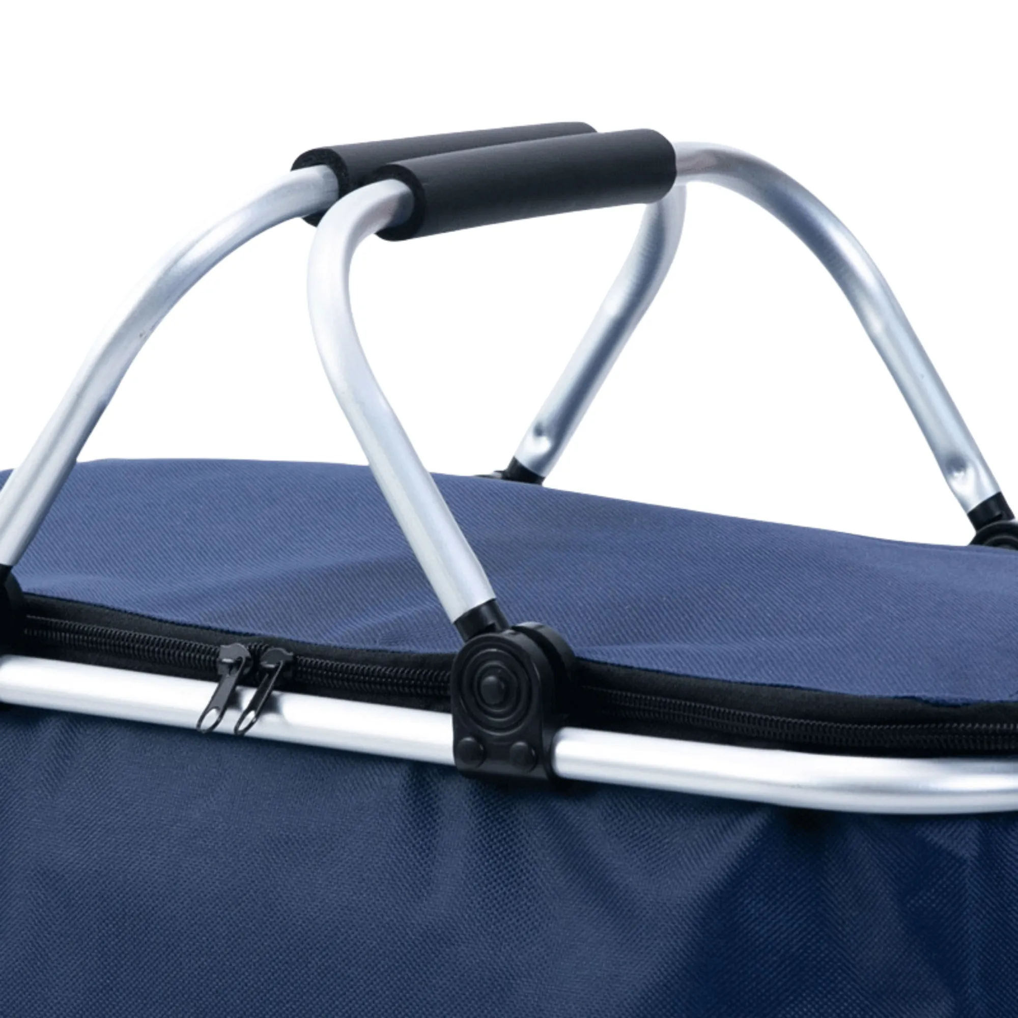 Sturdy Aluminum Frame Insulated Folding Picnic Basket 1