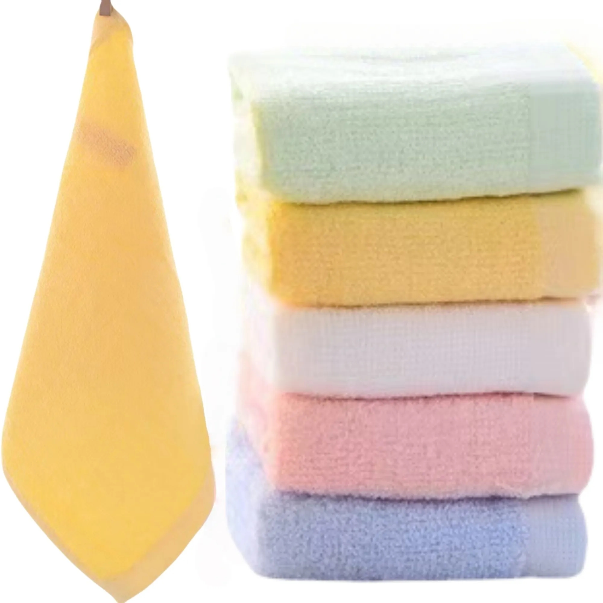 Bamboo Fiber Small Square Towel 1