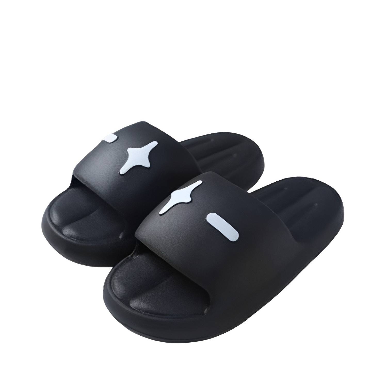 PVC Non Slip Thick Sole Pillow Slippers 3