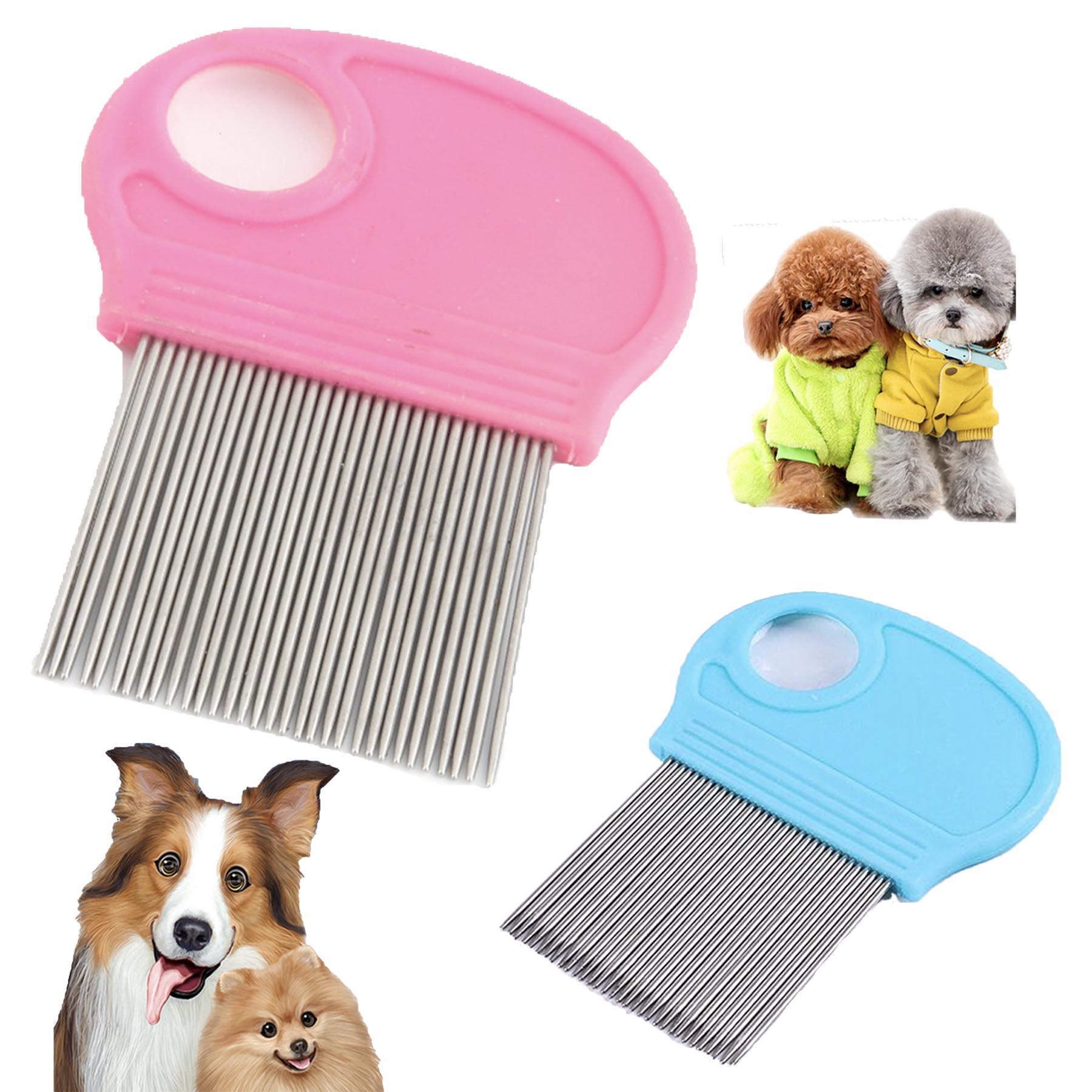 Pet Stainless Steel Grooming Comb 1