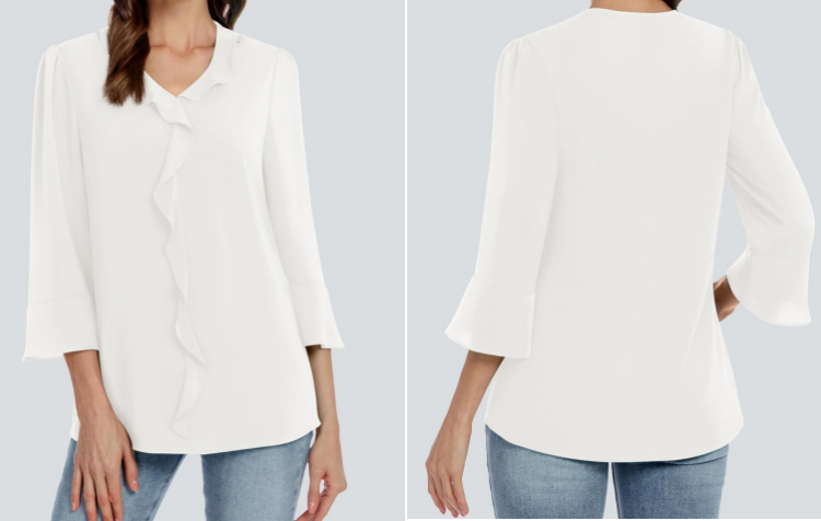 Womens Dressy Casual Blouse 8