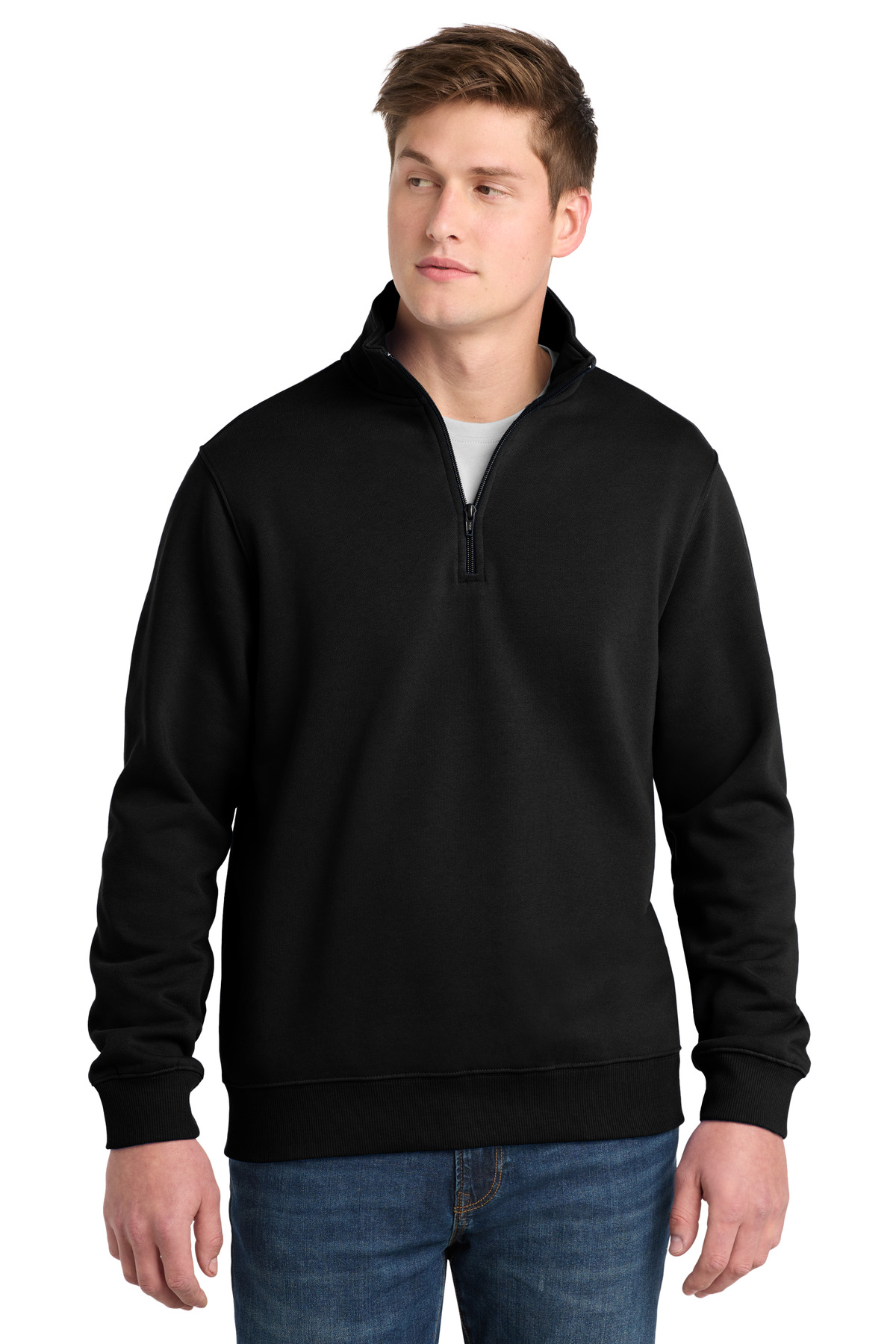 Sport-Tek 1/4-Zip Sweatshirt. ST253, custom hoodie or sweatshirt with logo imprint 56