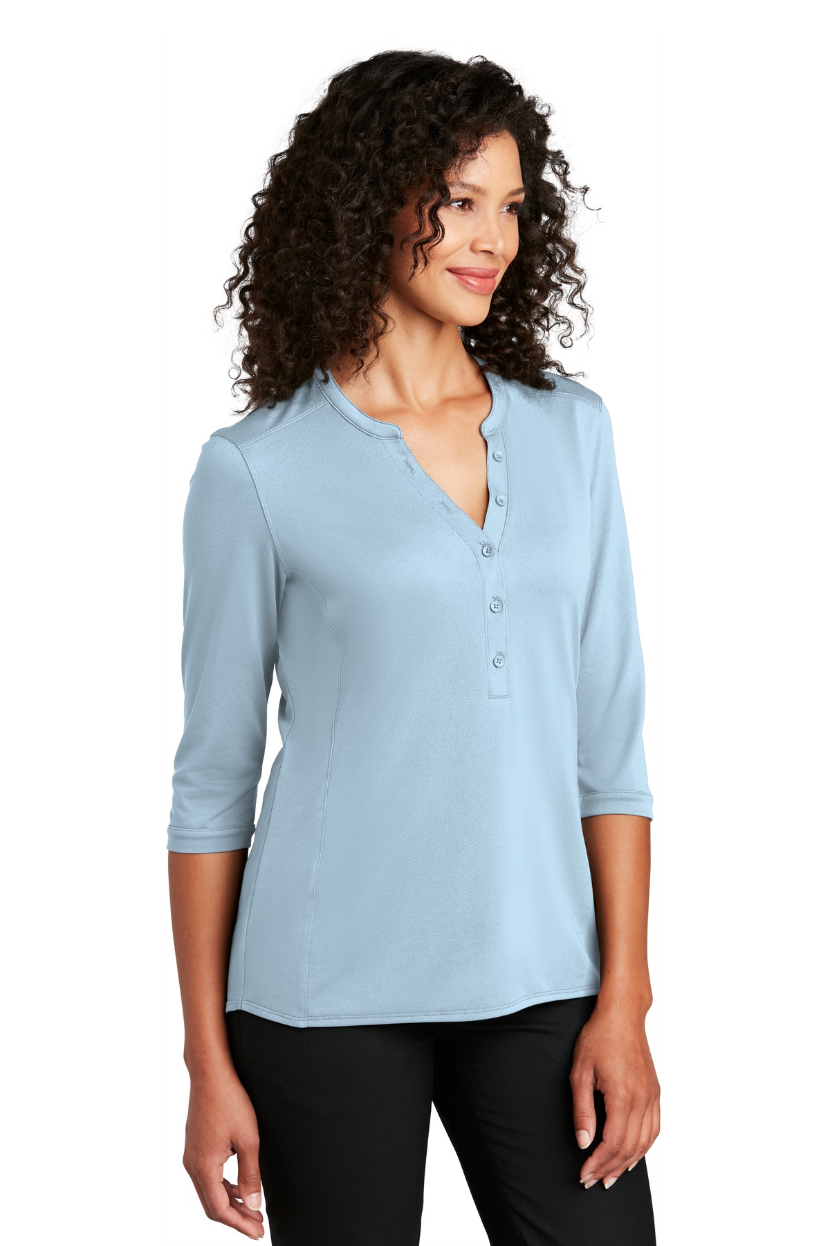 Port Authority Women's UV Choice Pique Henley LK750 62