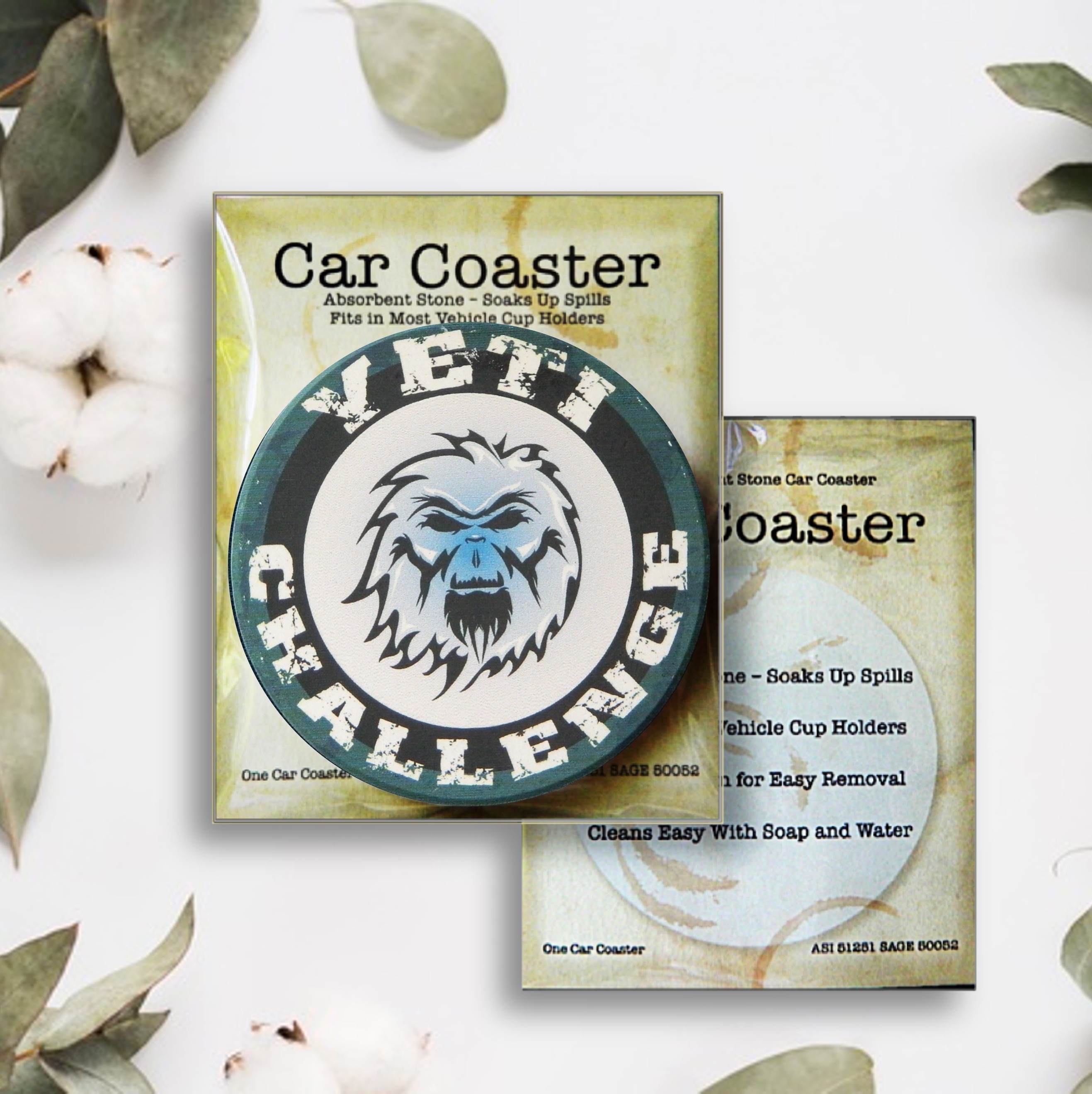 Car Coaster in Retail Packaging 9