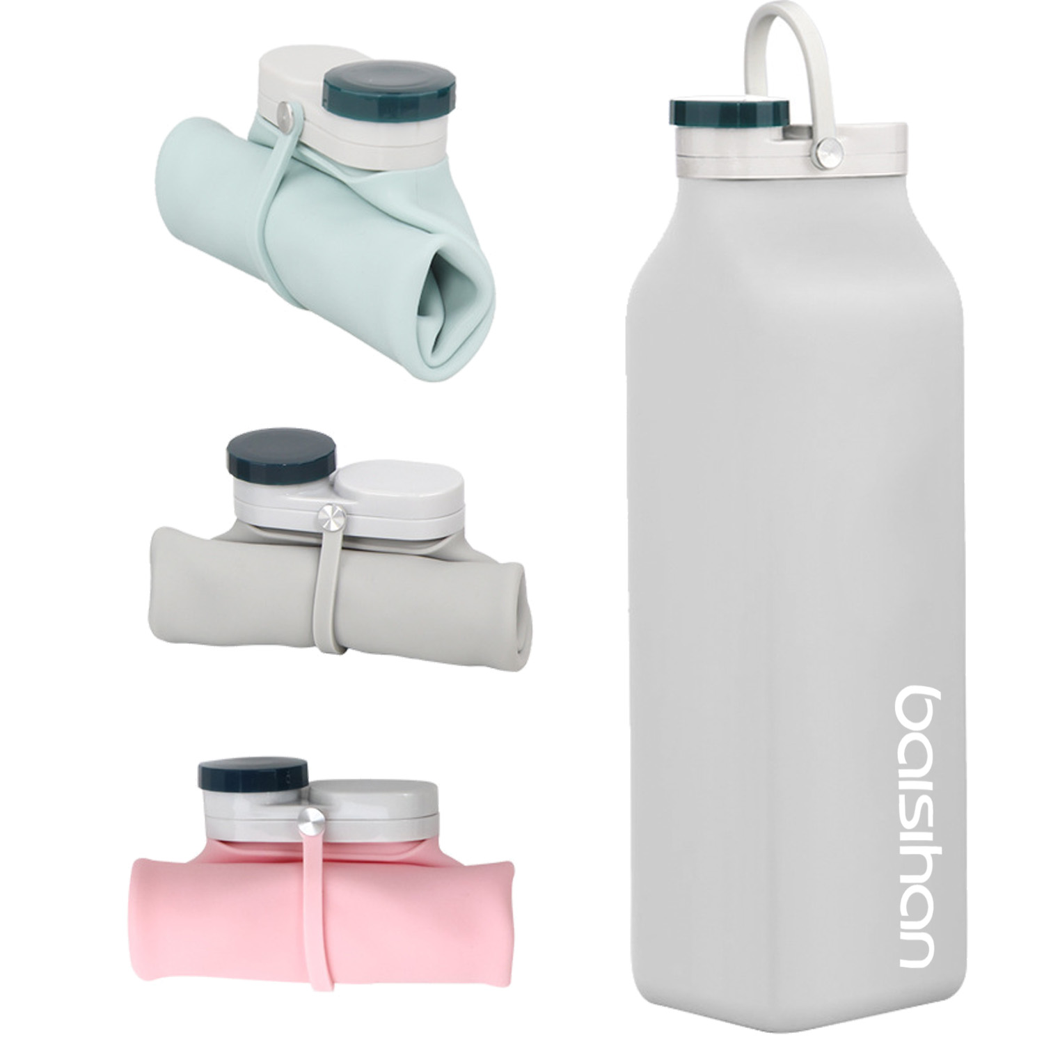 Silicone Folding Water Bottle 1
