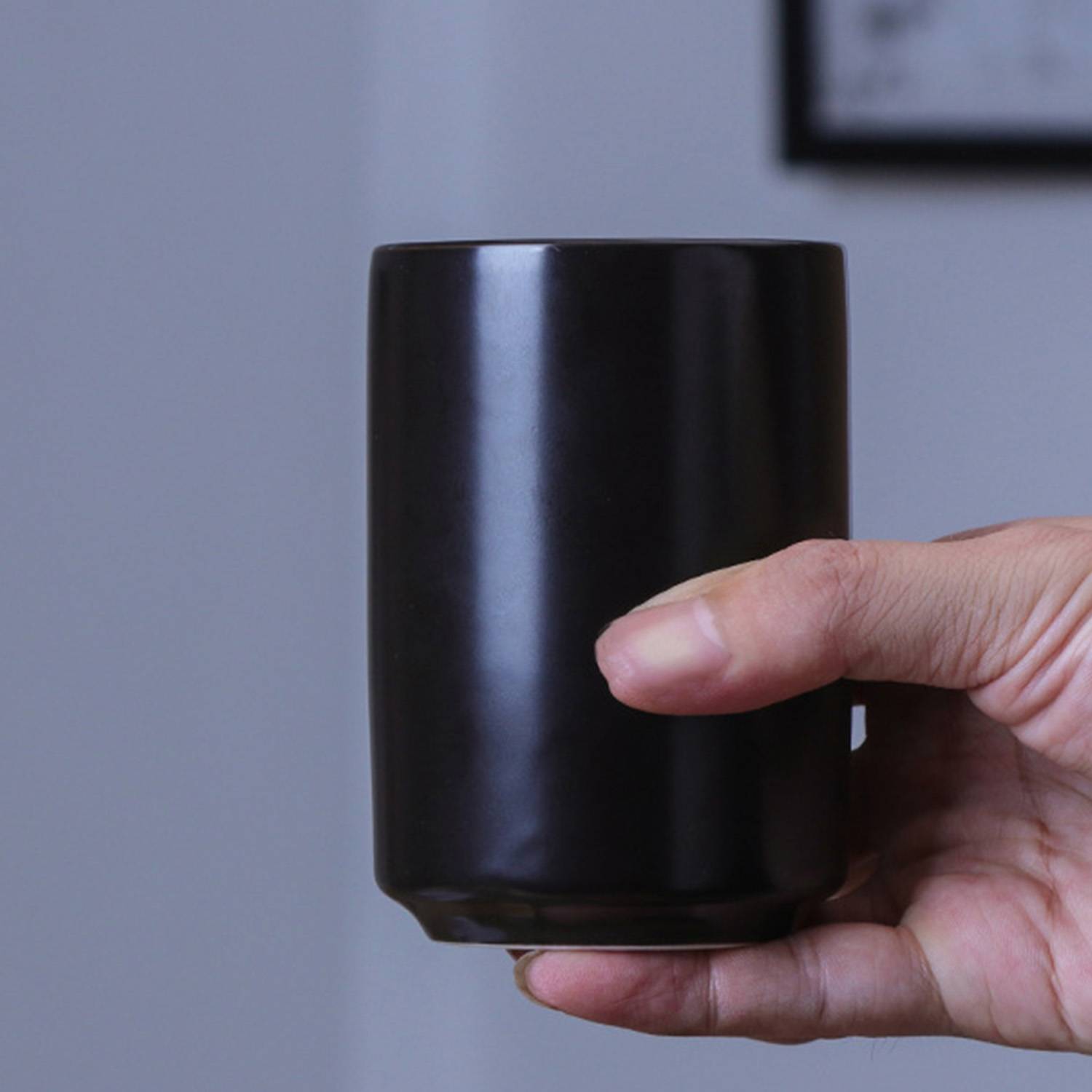 9 OZ Simple Straight Ceramic Mug 5