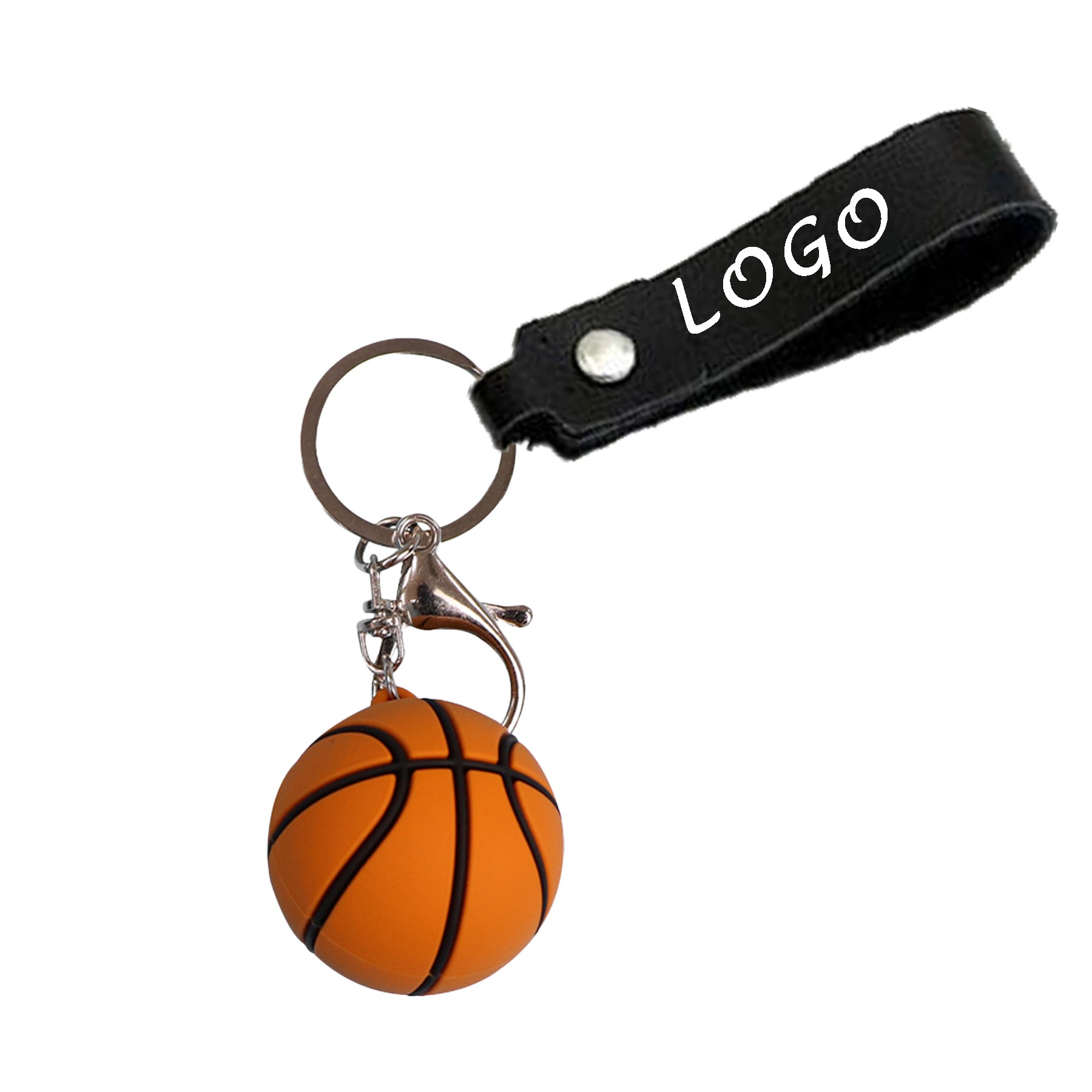 Ball Sports Element Keychain, Basketball, Baseball, Golf