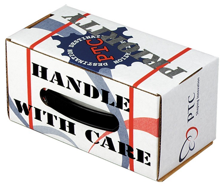 7 1/2" x 4" x 4" - B-Flute Box with Handle 2
