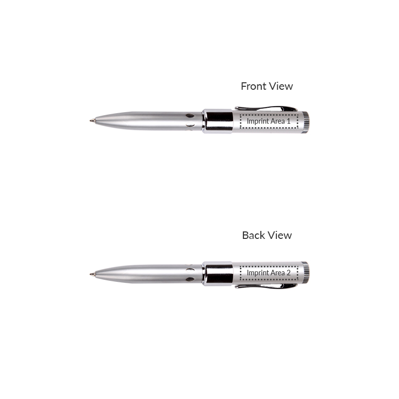 Metallic Pen USB Flash Drive, 1GB 3