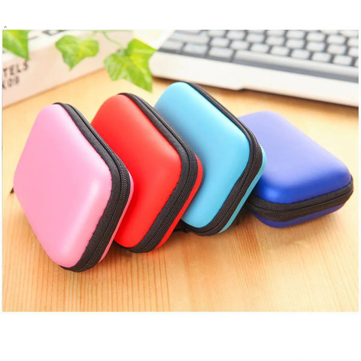 Portable Storage Bag Data Cable Charger Earphone Coin Purse 5