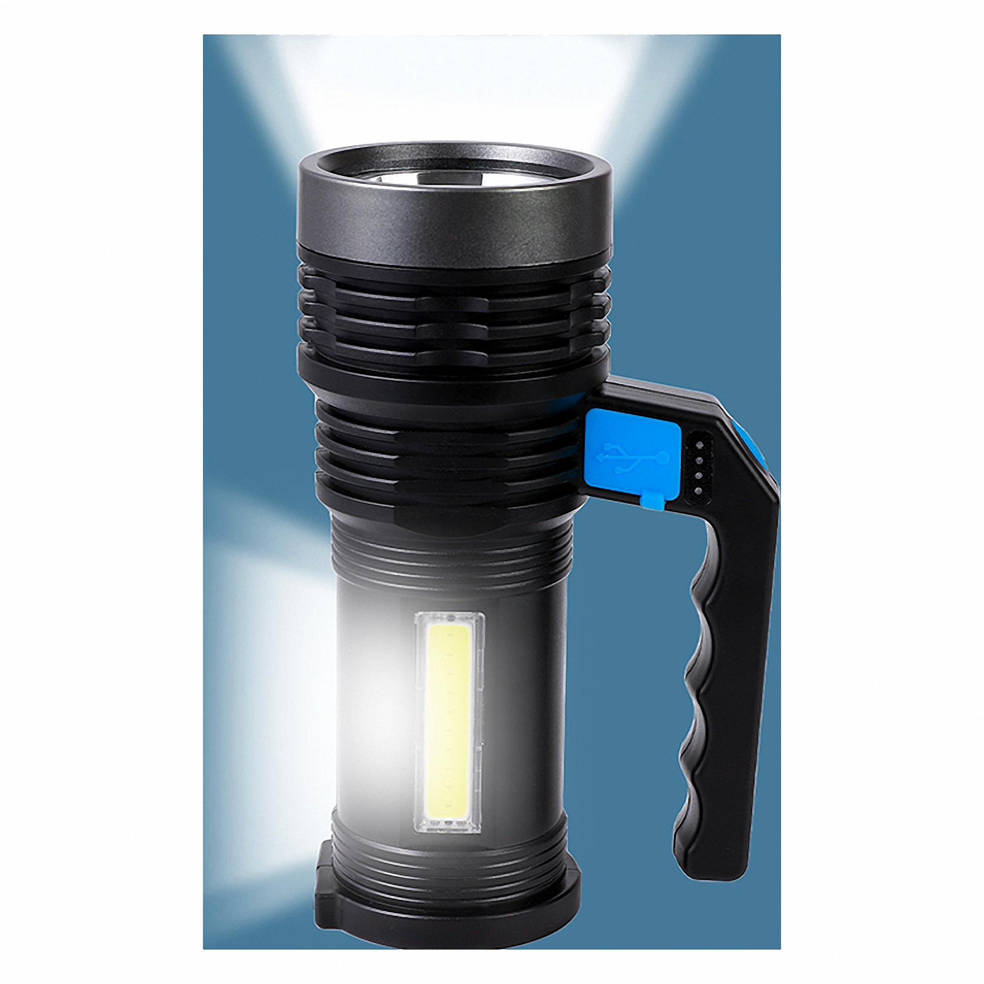 Rechargeable Handheld LED Flashlight 4