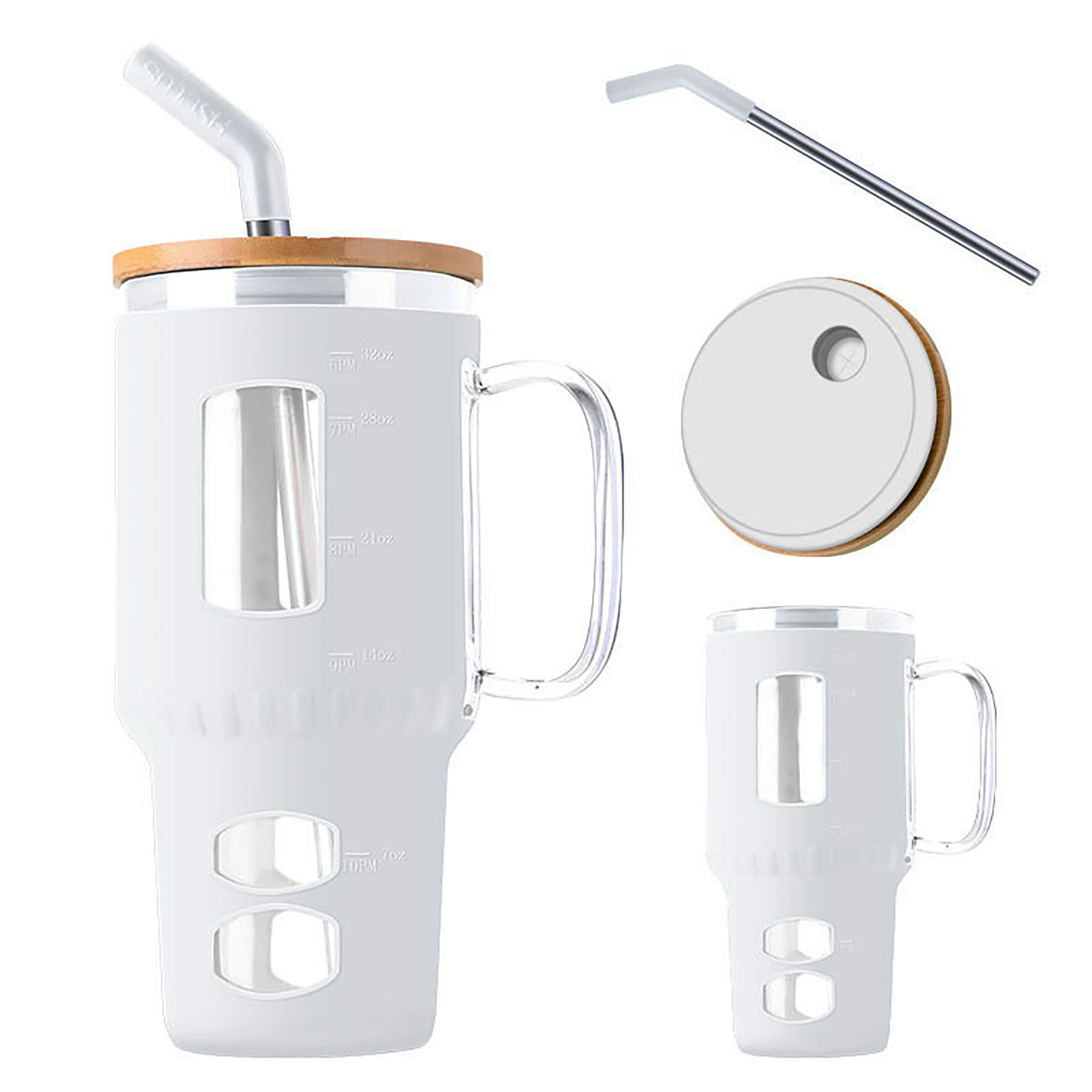 32 Oz. Glass Tumbler With Silicone Cover 3