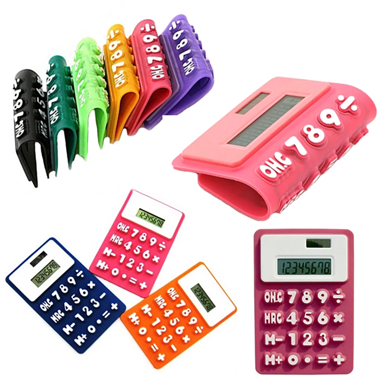 Solar Powered Silicone Calculator 1