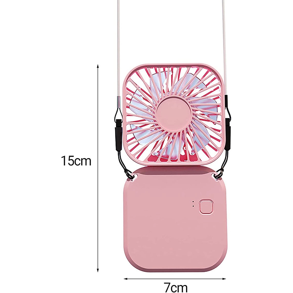 Foldable Neckband Handheld Fan 4