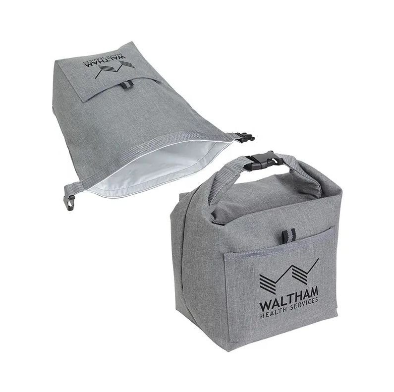 Bellevue Heathered Polyester Insulated Lunch Tote Bag 5