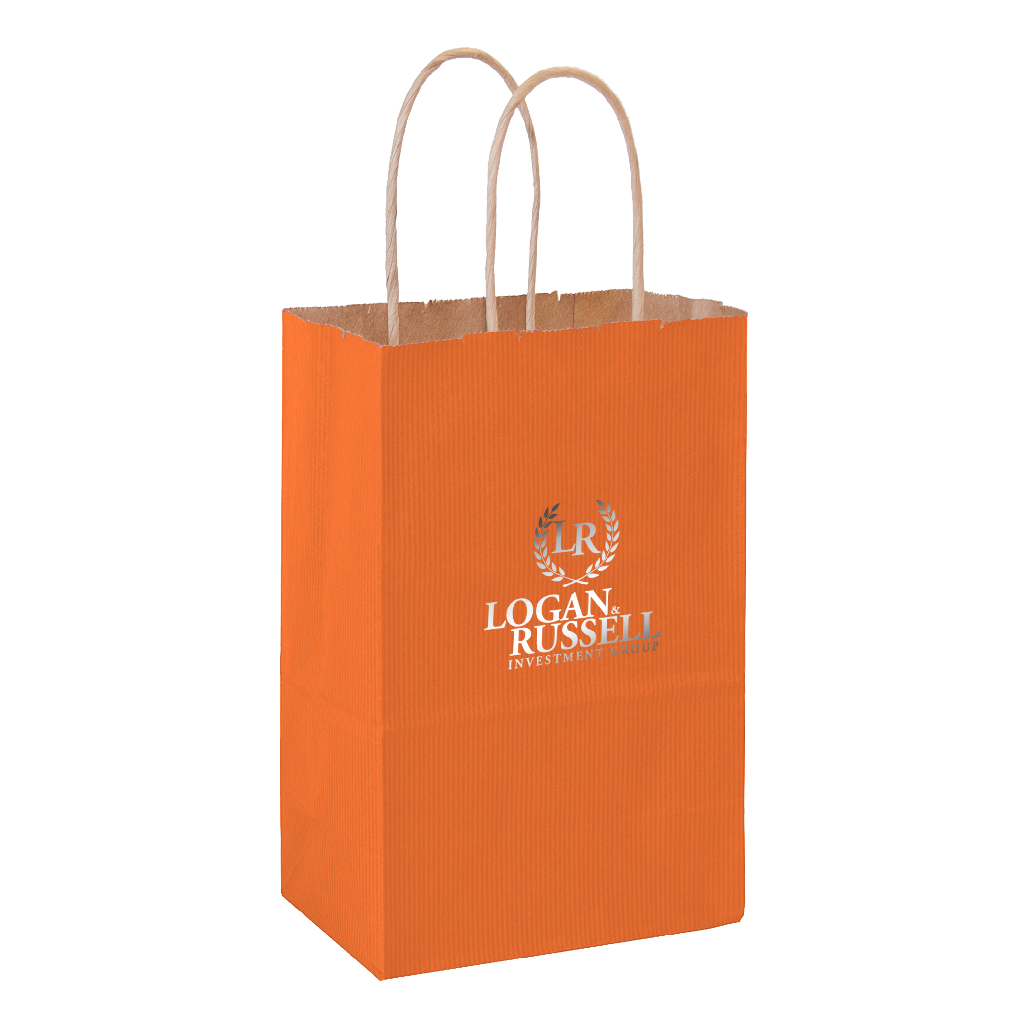Matte Color Paper Shopper with Twisted Paper Handles 21