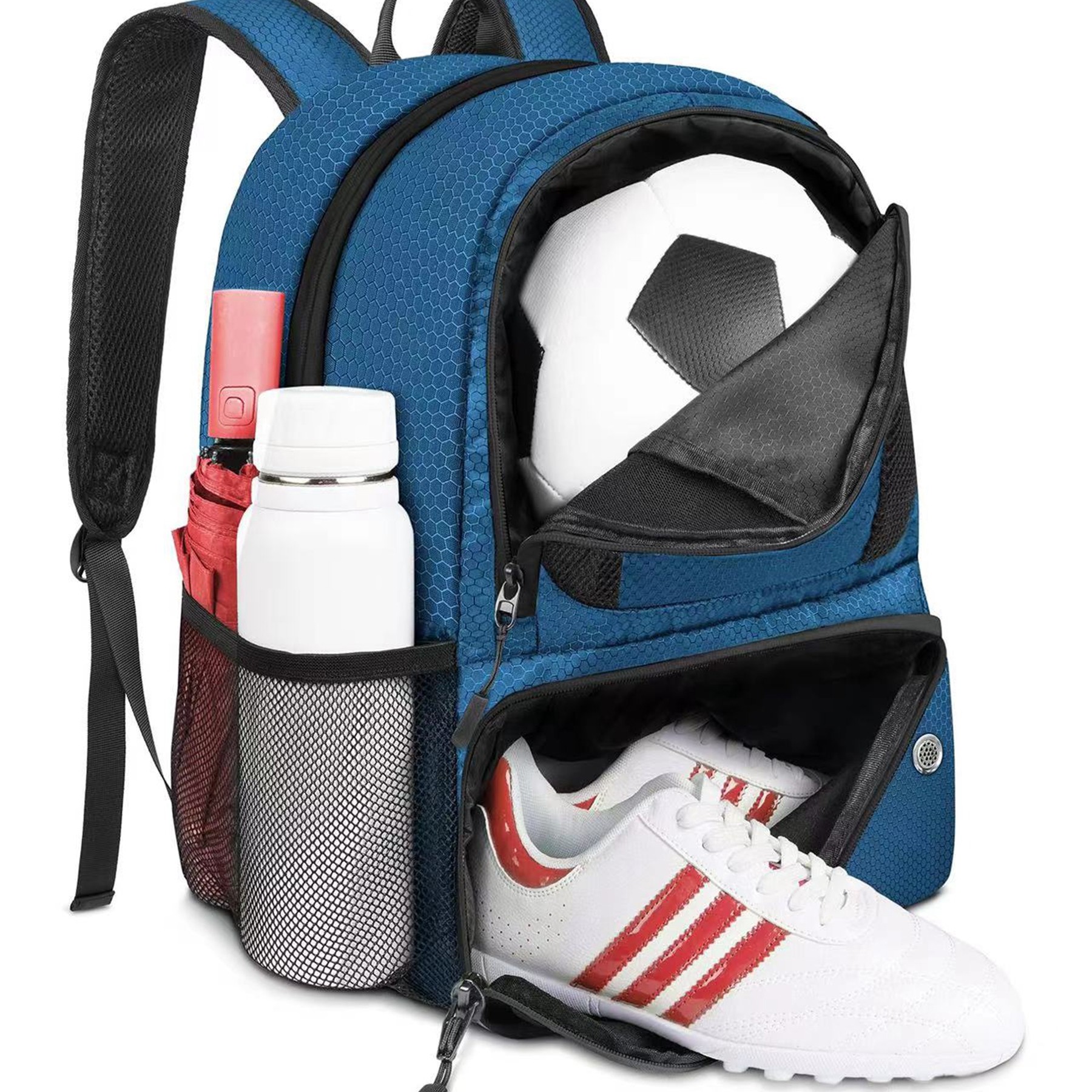 Soccer Mesh Equipment Ball Bag 2