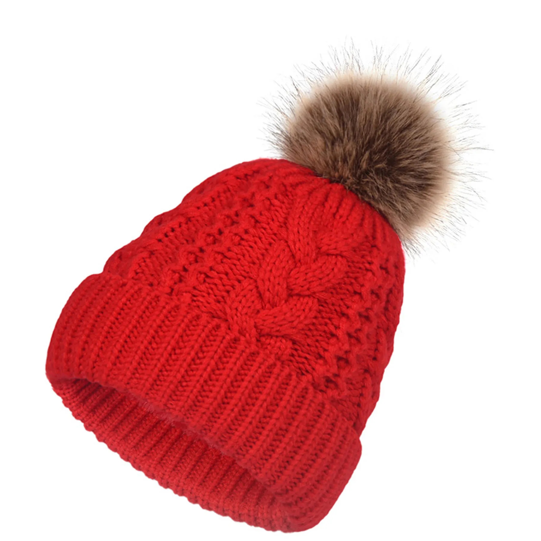 Cozy Double-Layer Thick Knit Beanie 3