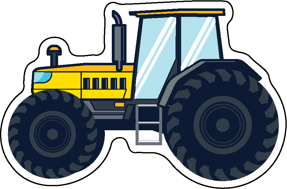 Stock Shape 1/4" Acrylic Magnet - USA Made