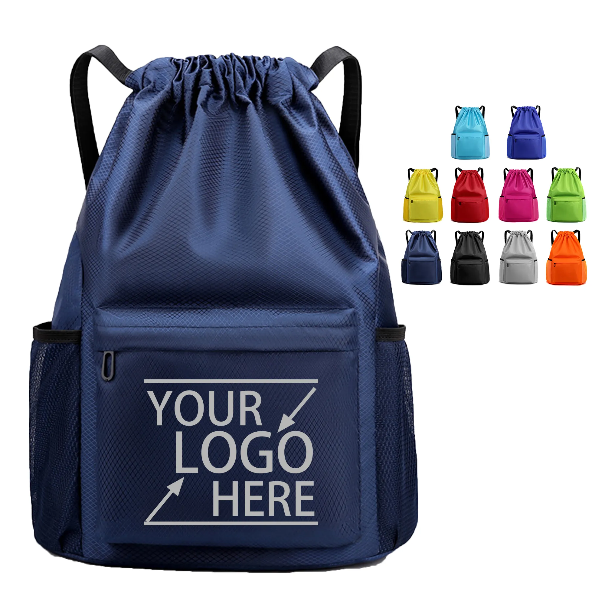 Double-Strap Drawstring Bag