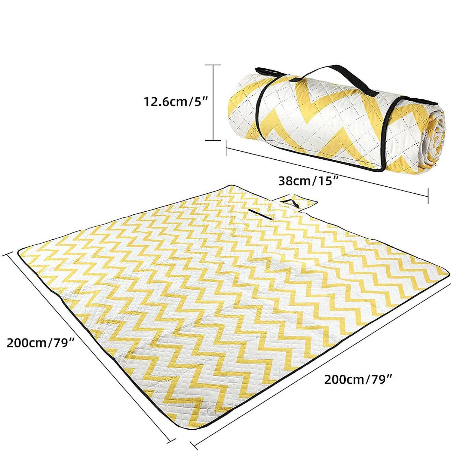 Portable Large Waterproof Picnic Blanket 12