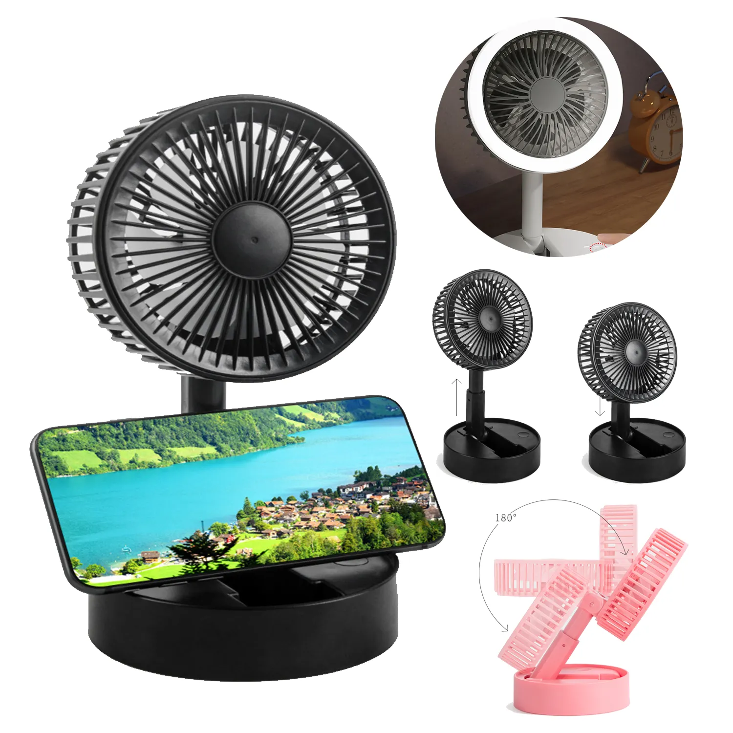 USB Rechargeable Foldable Fan 2