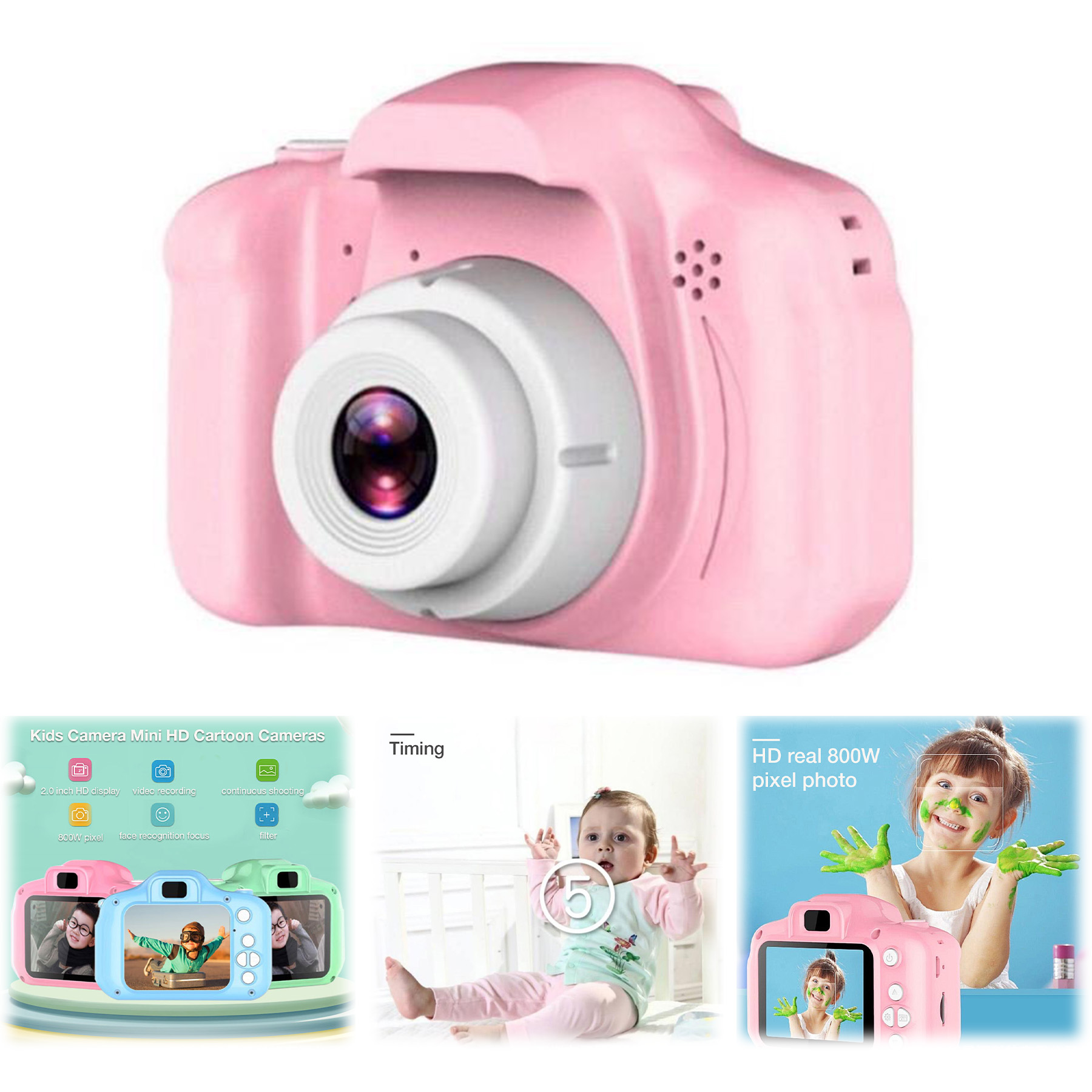 Kids Digital Camera, Christmas Birthday Gifts for Boys Age 3-9 2