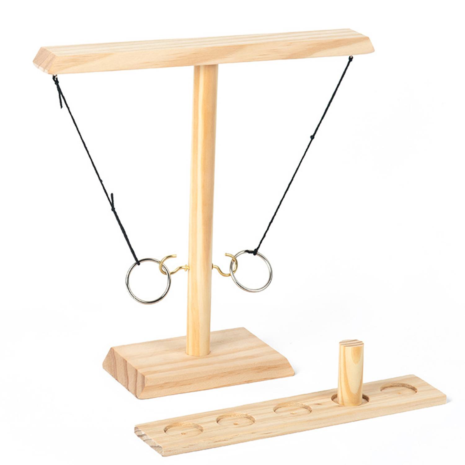 Pine Wood Ring Toss Game 6