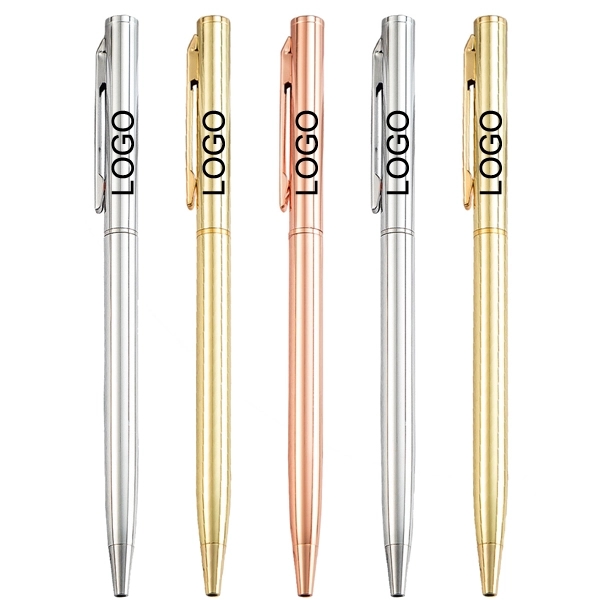 Luxury Hotel Slim Metal Ballpoint Pen 1