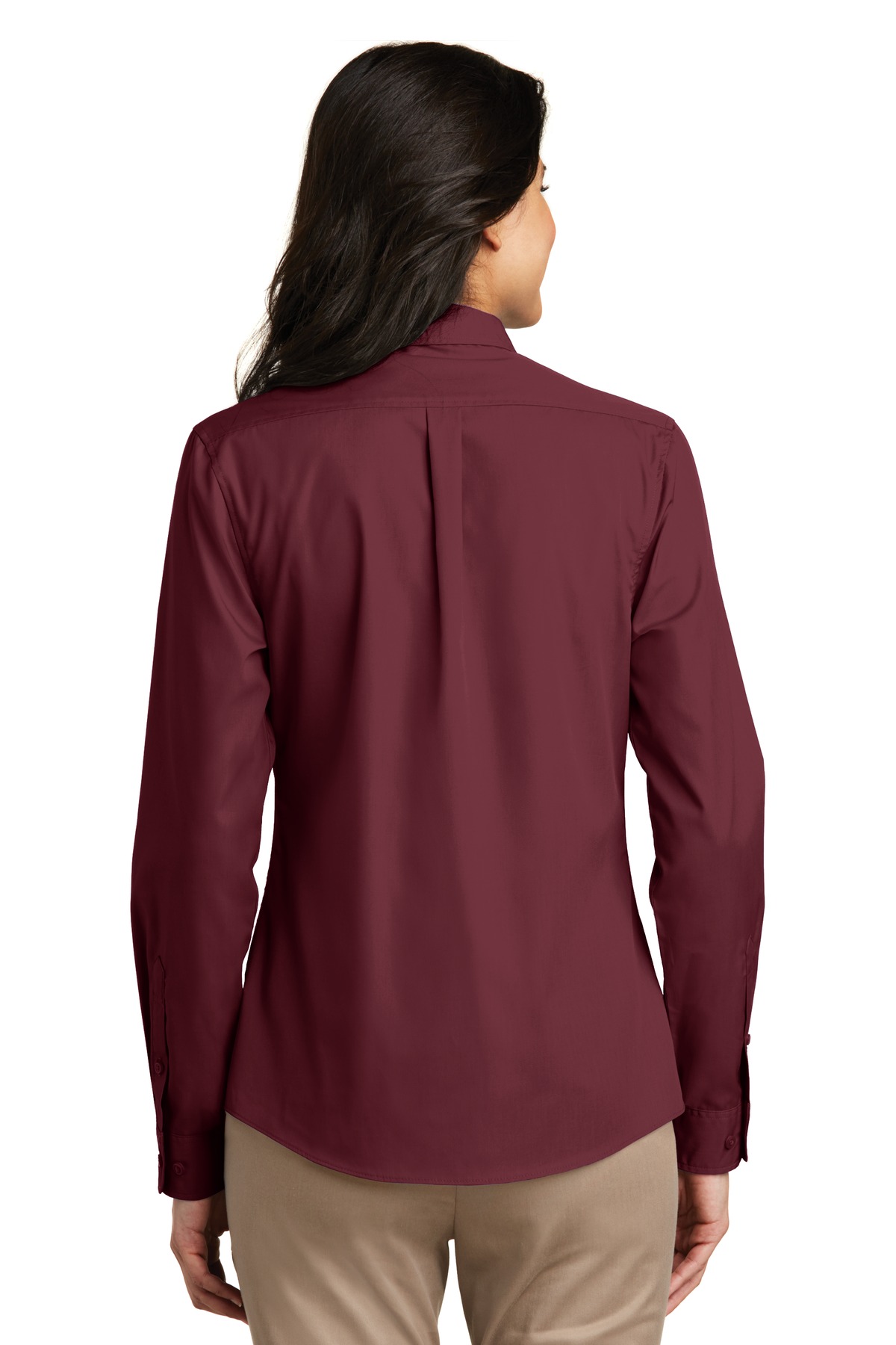 Women's Long Sleeve Carefree Poplin Shirt