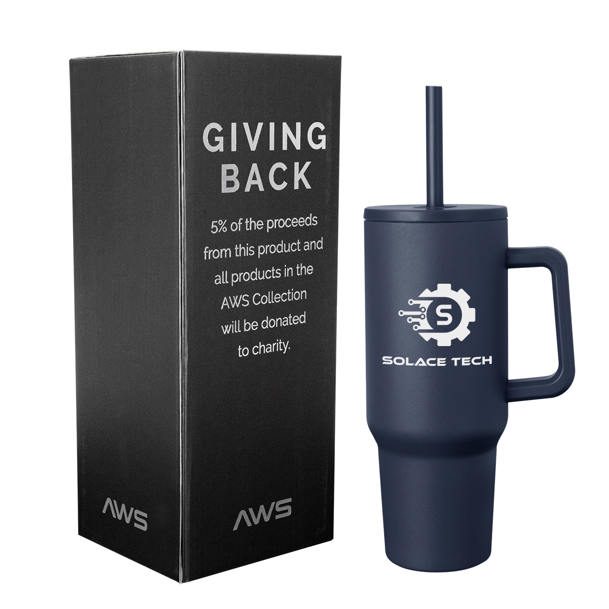 40 Oz. AWS Jackson Intrepid Stainless Steel Tumbler 11