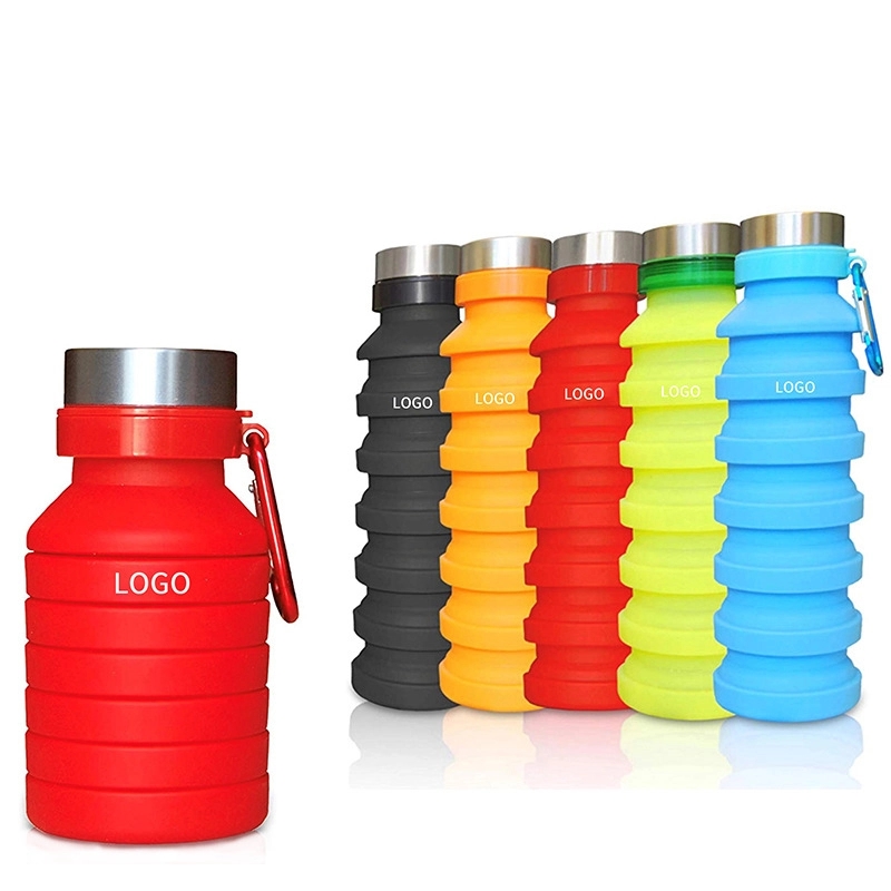 Collapsible Water Bottle,Reuseable BPA Free Silicone Jug 2