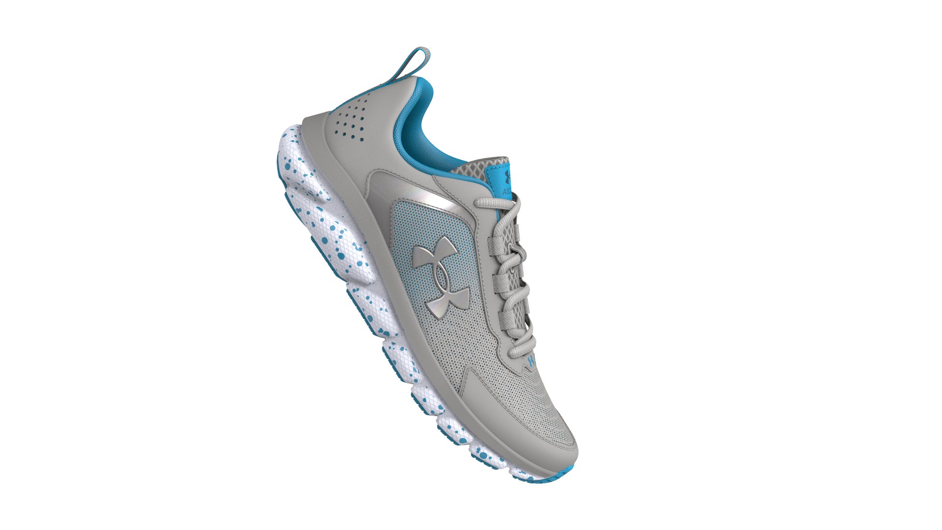 Boys' Grade School UA Assert 9 Speckle Running Shoes 2