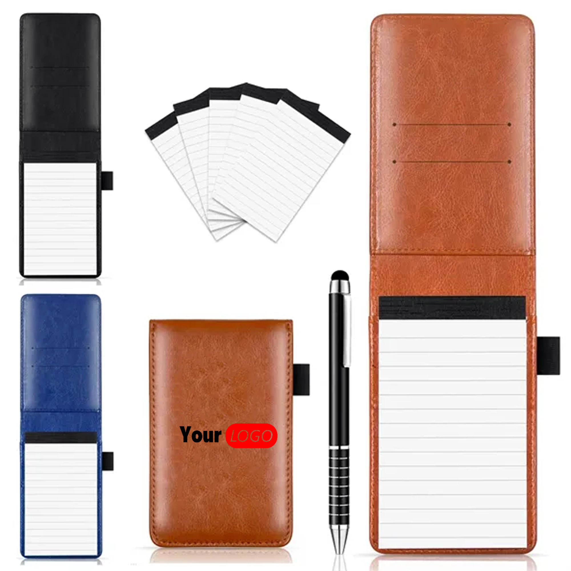 Pocket Notebook with Pen ?C Custom Logo 6