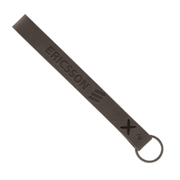 Hayward Leather Wrist Keychain with Metal Split-Ring 12