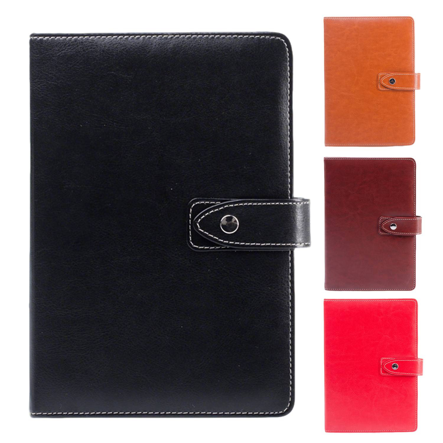 A5 Classic PU Leather Notebook W/ Button 4