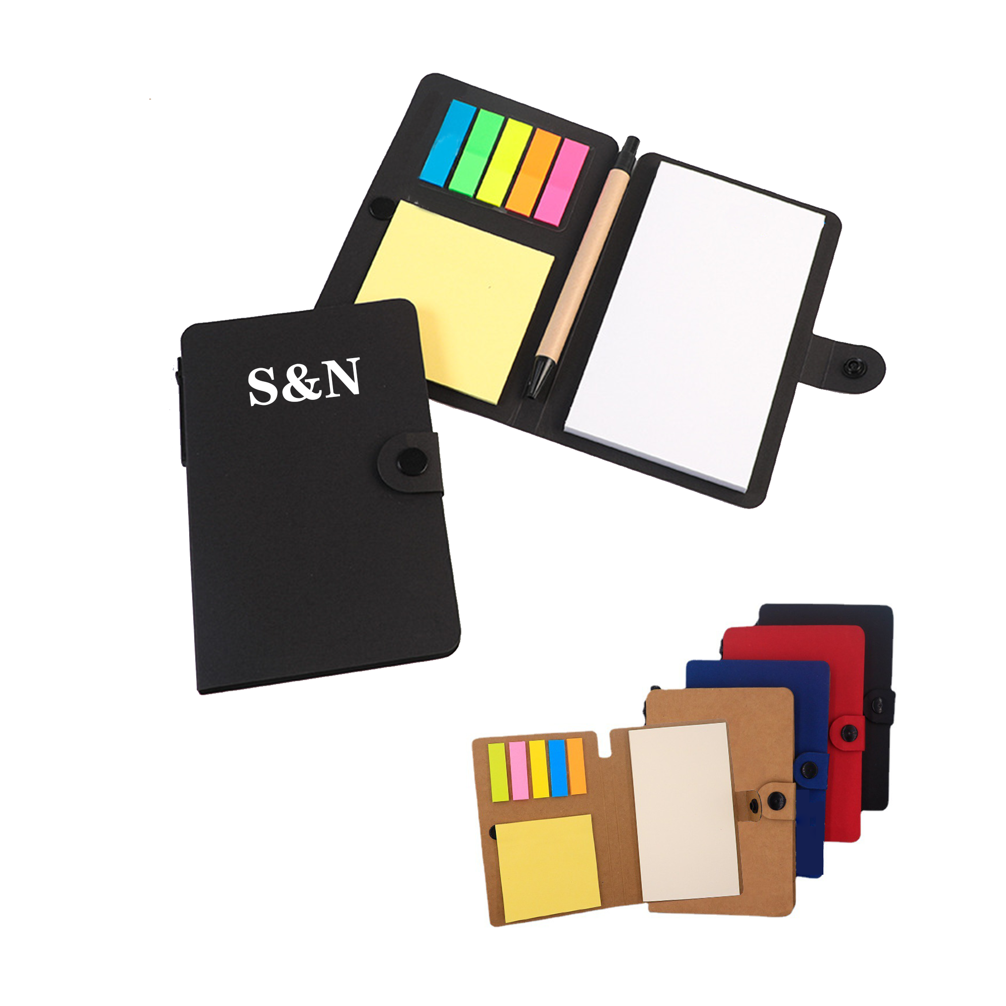 4" x 6" Eco-friendly Sticky Notes With Pen 2