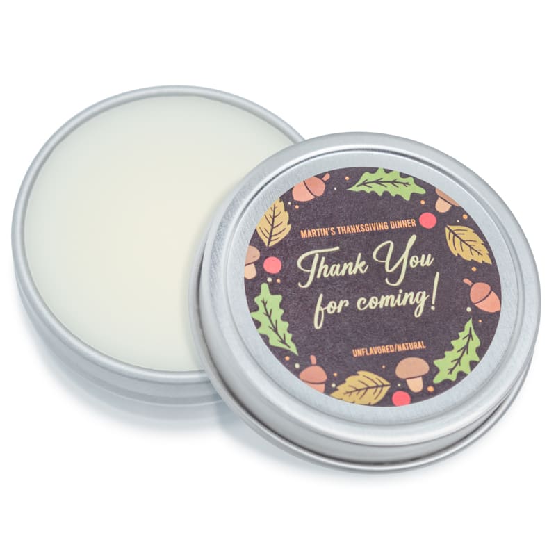 Custom Natural Lip Balm Tins 11
