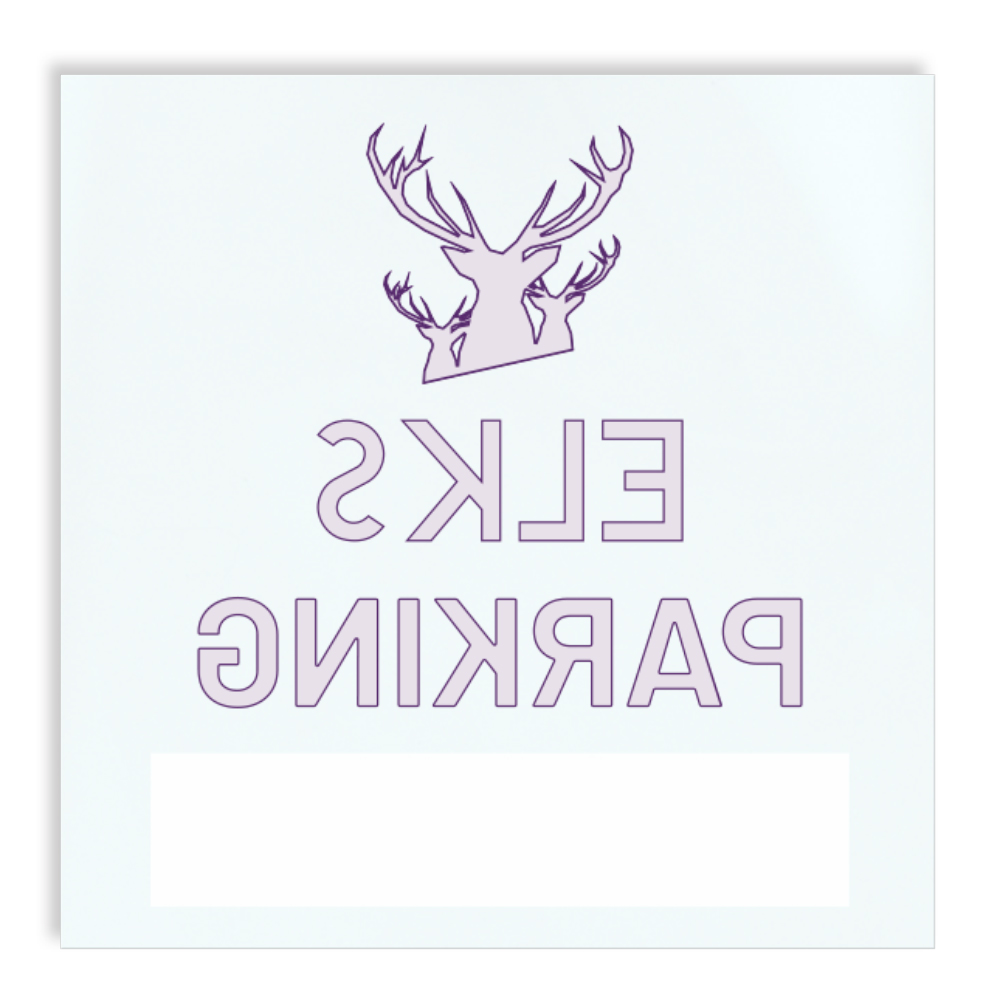 Clear Vinyl Service Decal in Full Colour (Read Outside Only) (1.88"x1.88")