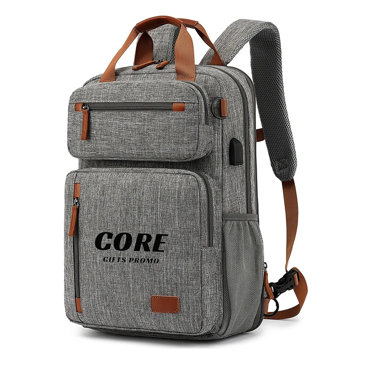 Waterproof Laptop Backpack with USB Charging Port 4