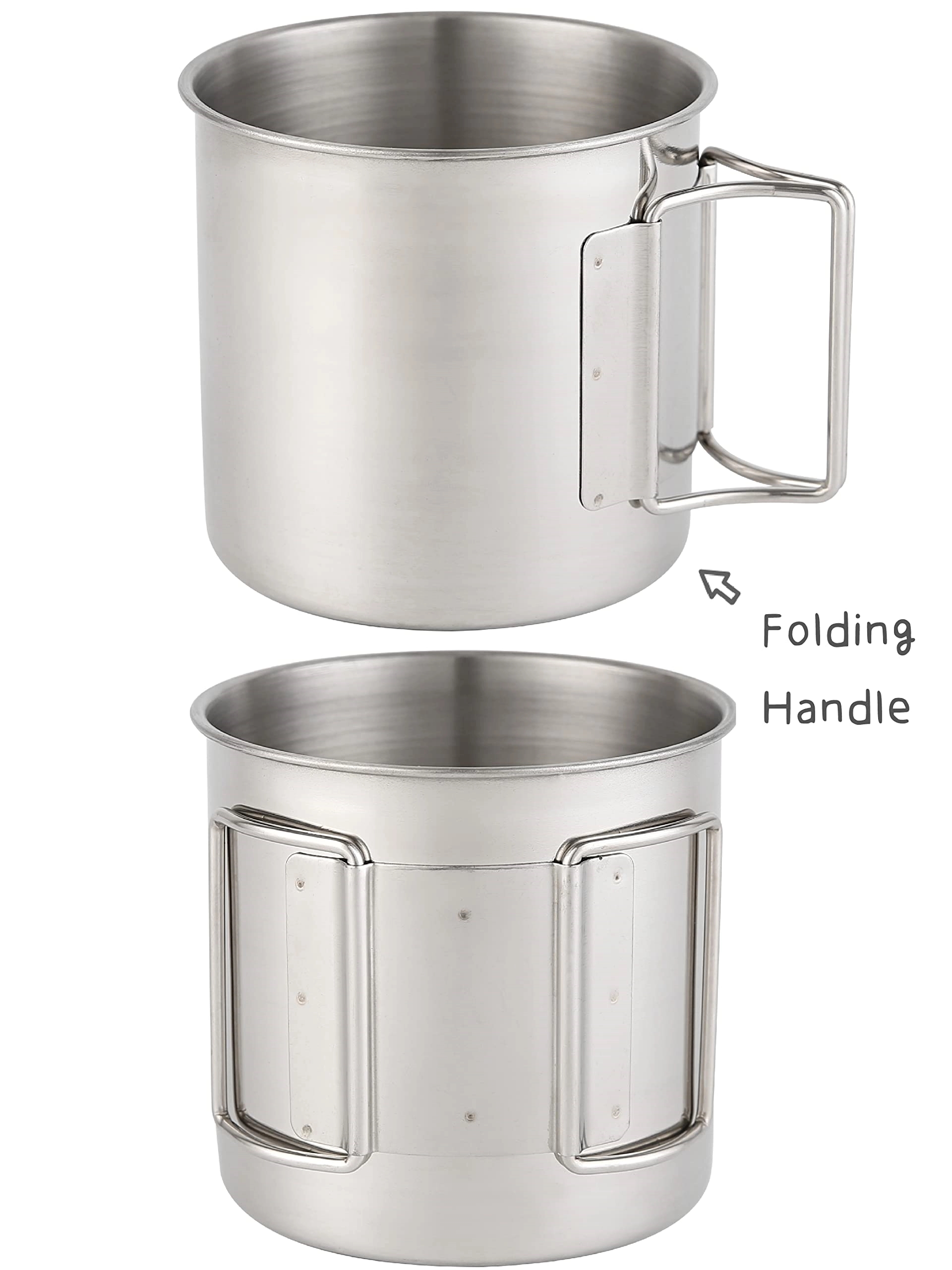 11Oz Stainless Steel Mug With Handle 3