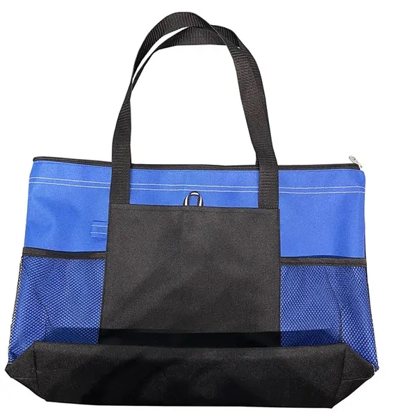 Customized 600D Polyester Zippered Tote Bag 9