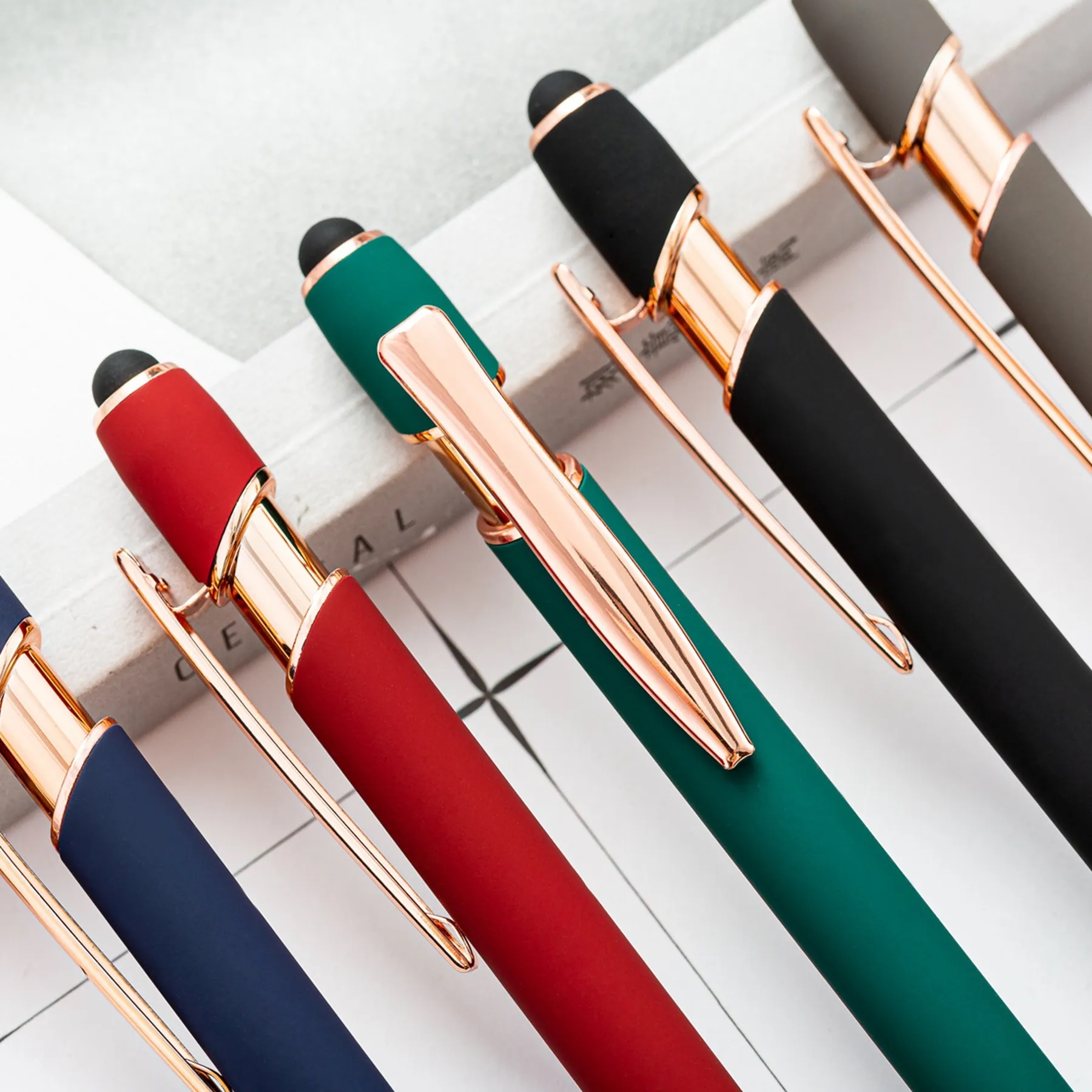 2 in 1 Metal Ballpoint Pen with Stylus 12