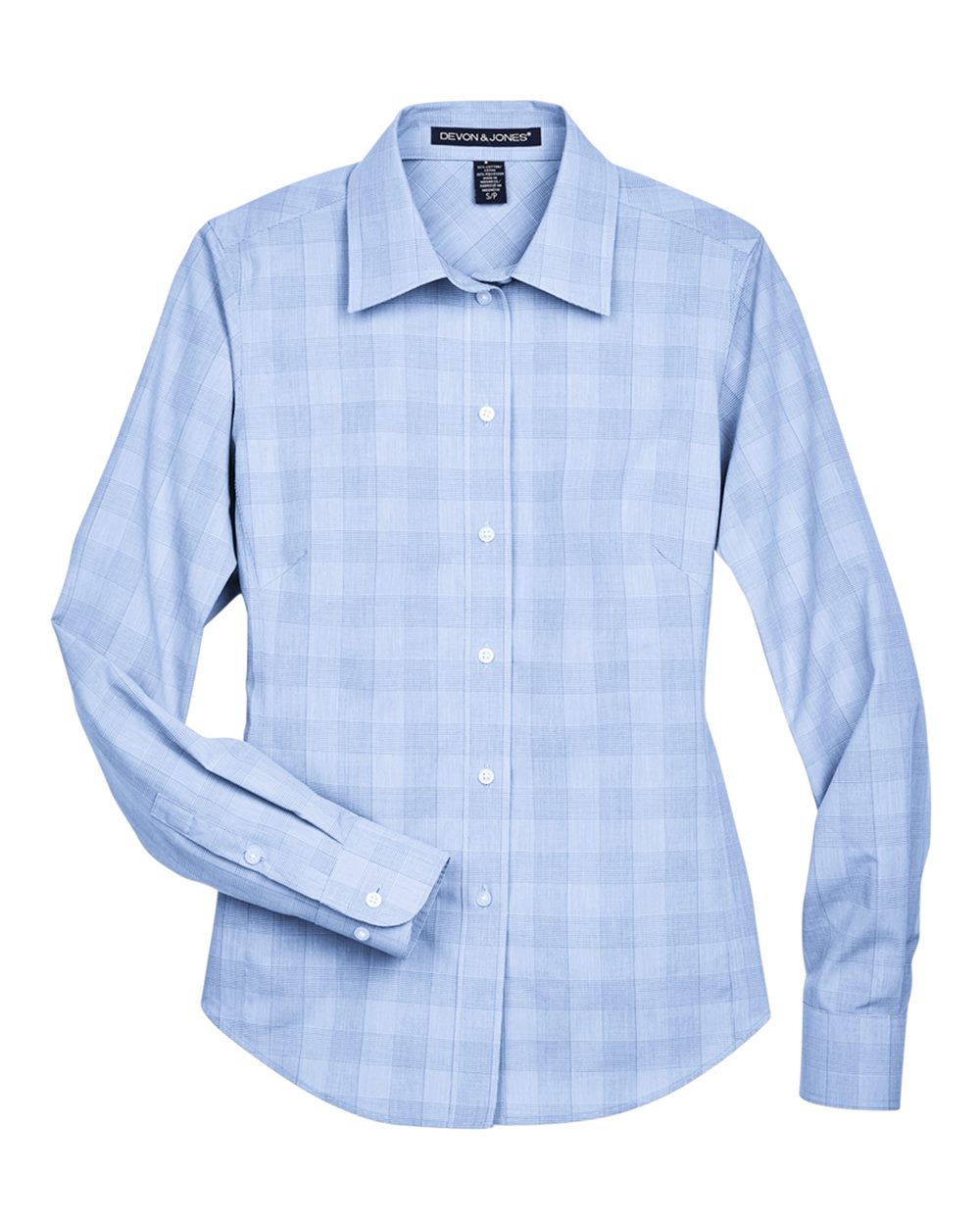 Women's Crown Collection® Glen Plaid Woven Dress Shirt - DG520W 6
