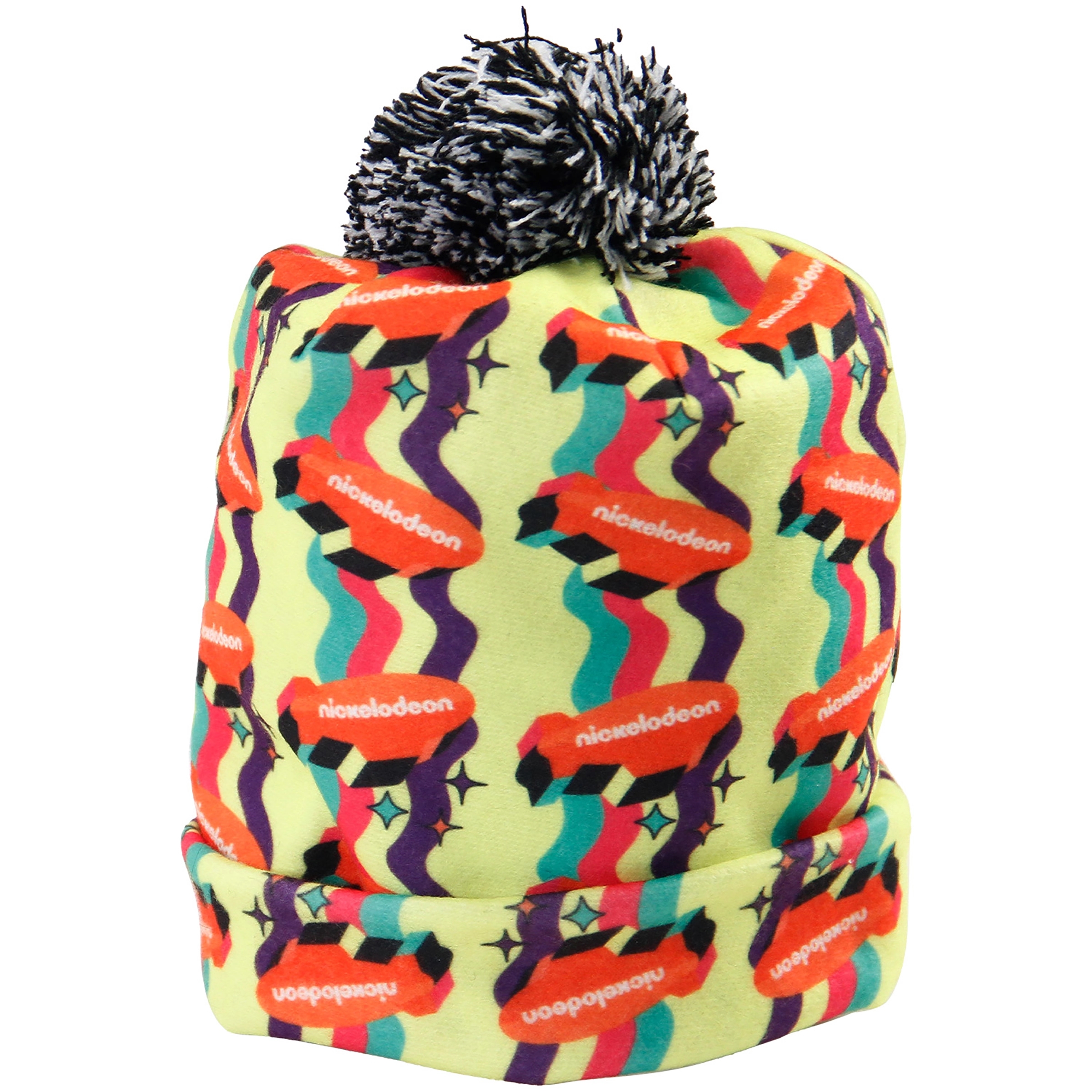 Full Color Pom Beanie 6