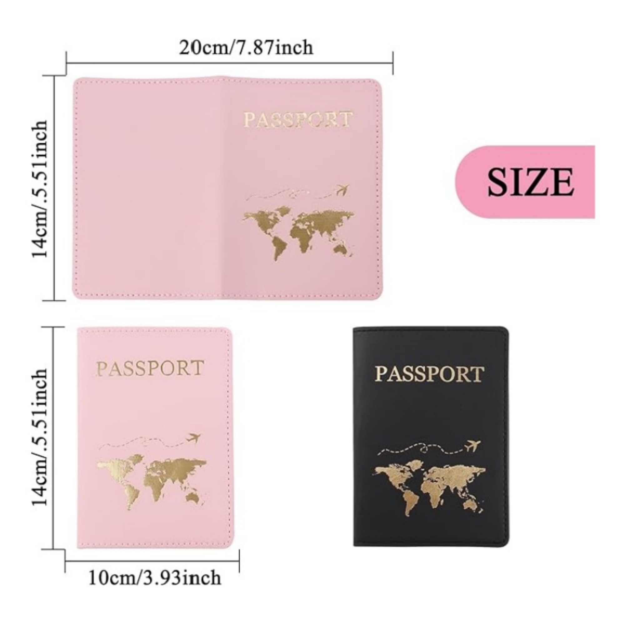 Multiple Slots Leather Passport Holder 20