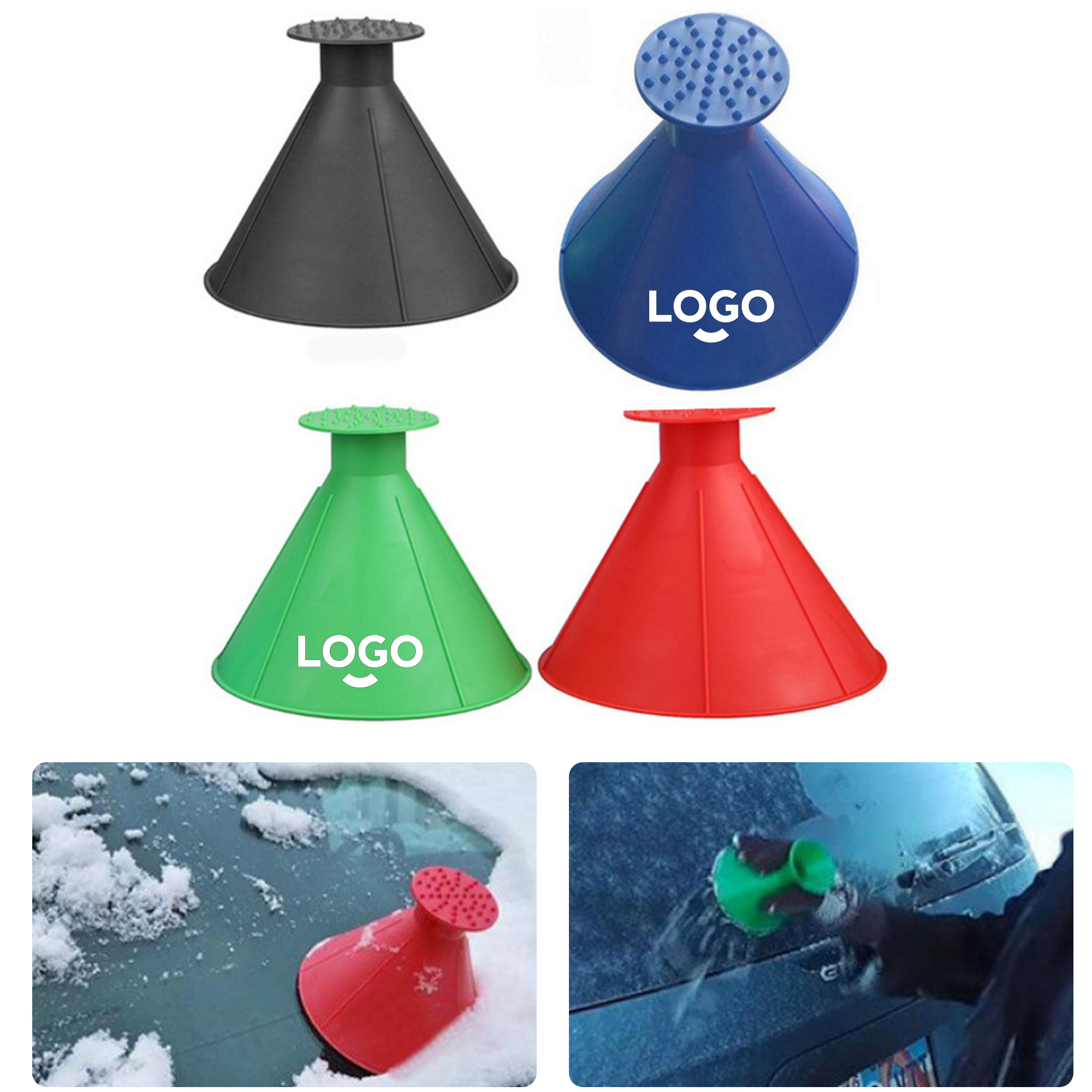 Circular Ice Scraper for Car Windshield 2