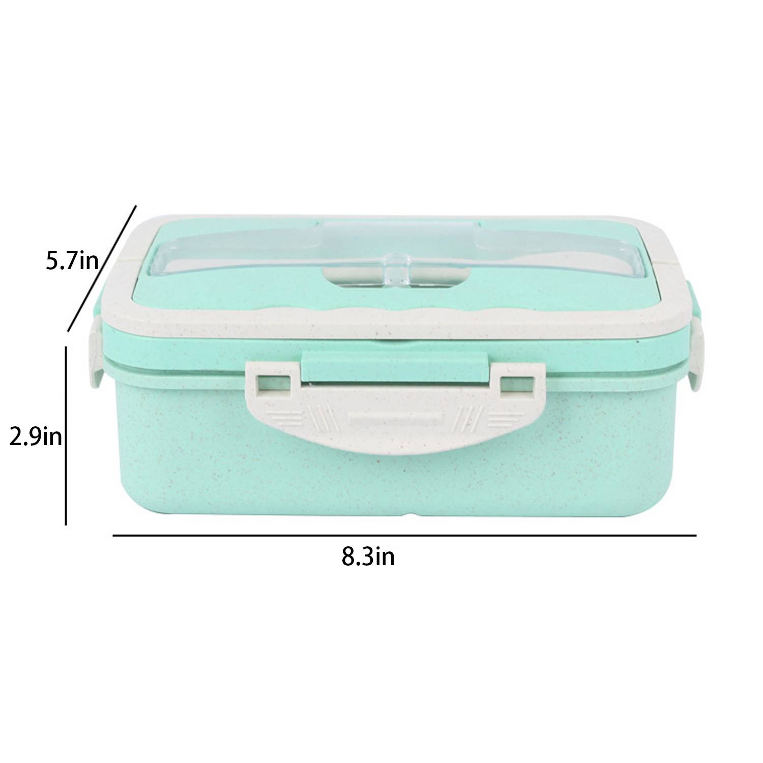 Portablefor Student Office Plastic Insulated Bento Lunch Box 5